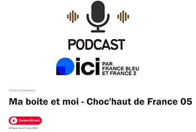 Podcast Ma boite et moi - Choc'haut de France 05 par Vincent Schneider sur France Bleu Picardie